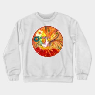 FAIRY OF THE RED FLOWER Crewneck Sweatshirt